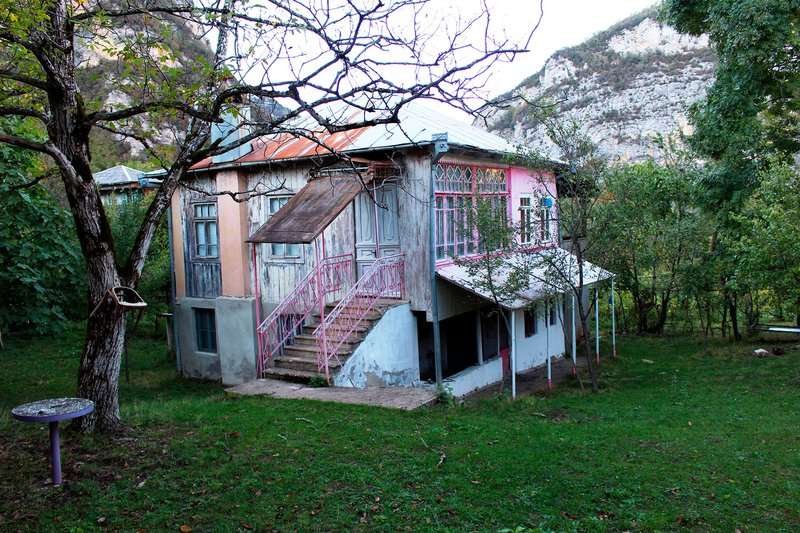 A traditional house in the village of Tvishi