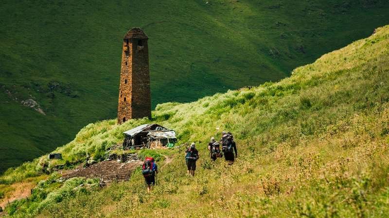 Trekking from Omalo to Shatili in Georgia