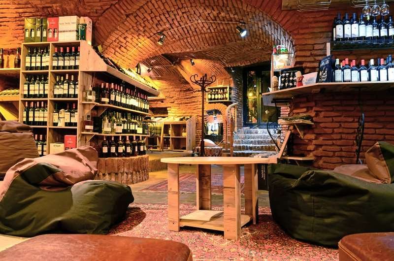wine shop bar in Tbilisi