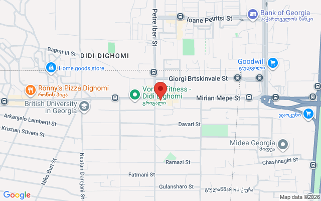 Карта расположения
