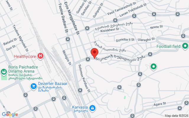 Карта расположения
