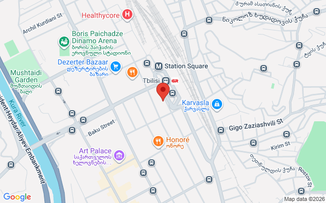 Карта расположения