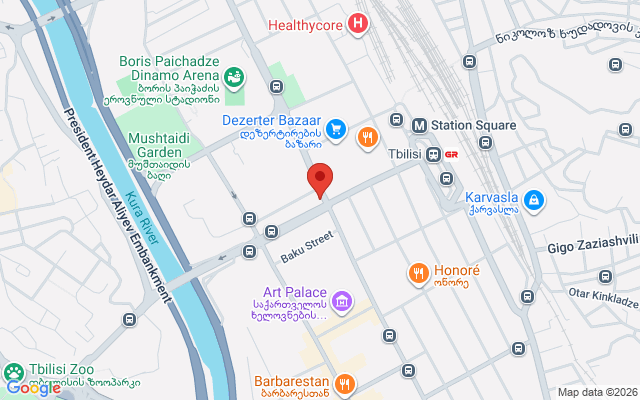Карта расположения