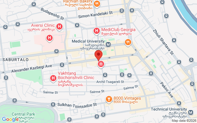 Карта расположения