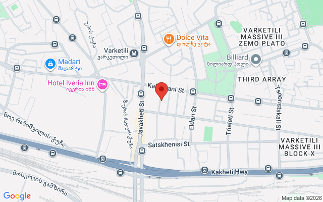 Карта расположения