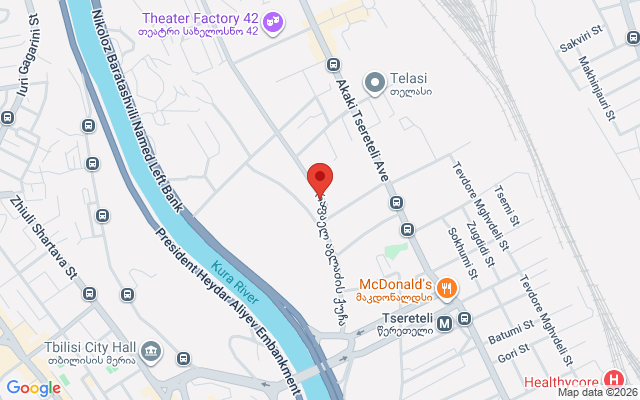 Карта расположения