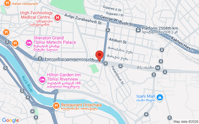Карта расположения