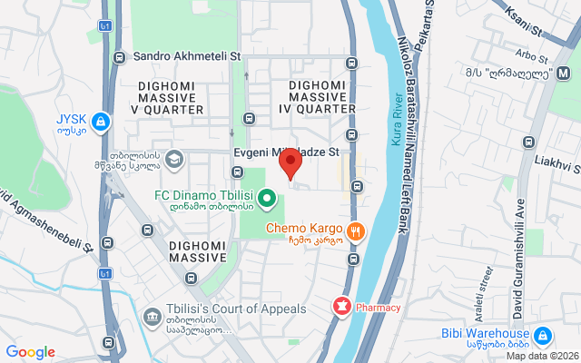 Карта расположения