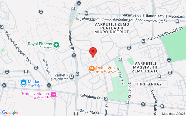 Карта расположения