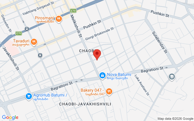 Карта расположения