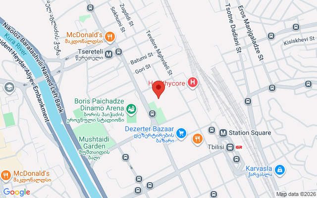 Карта расположения