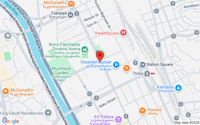 Карта расположения