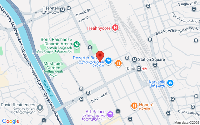 Карта расположения