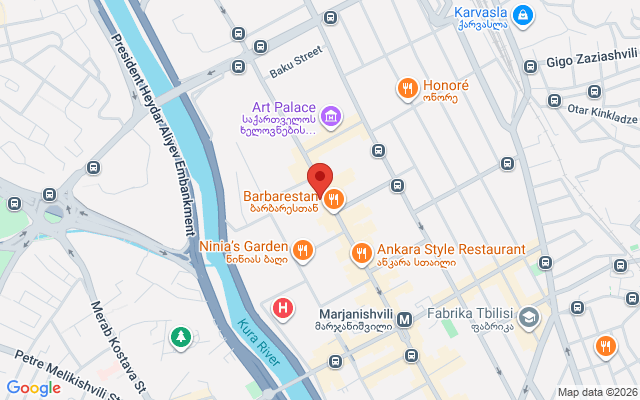 Карта расположения