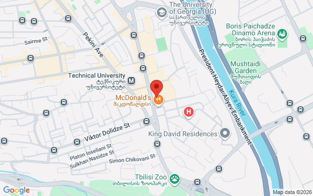 Карта расположения