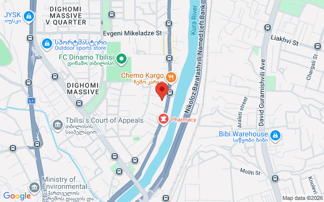Карта расположения