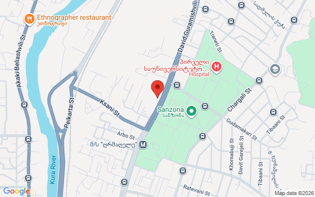 Карта расположения