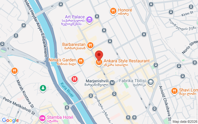Карта расположения