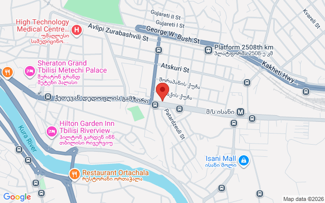 Карта расположения
