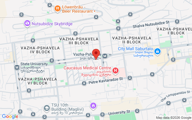 Карта расположения