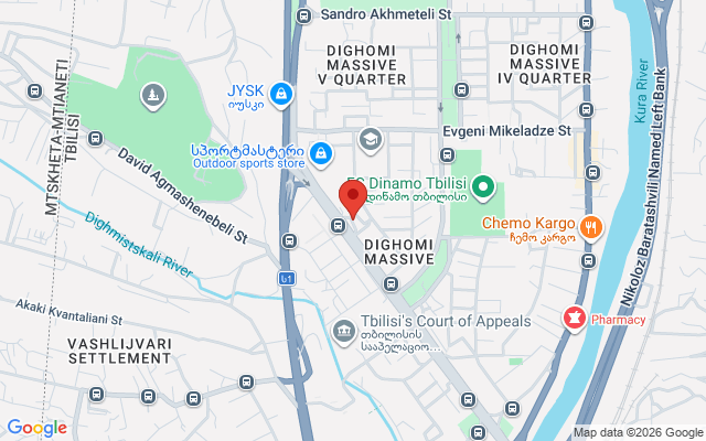 Карта расположения