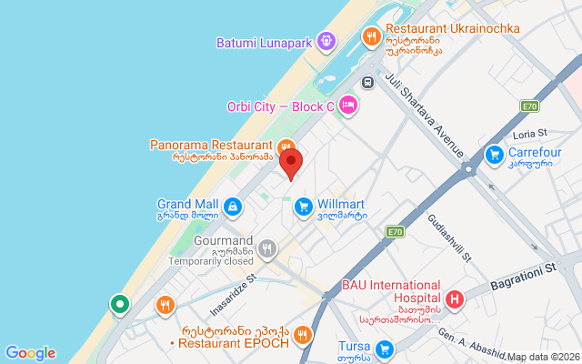 Карта расположения