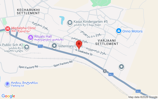 Карта расположения