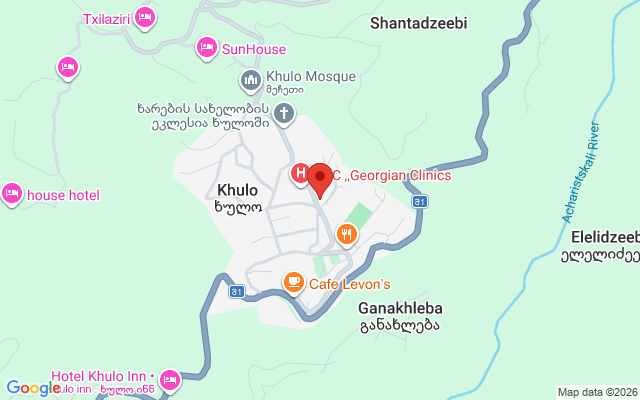 Карта расположения