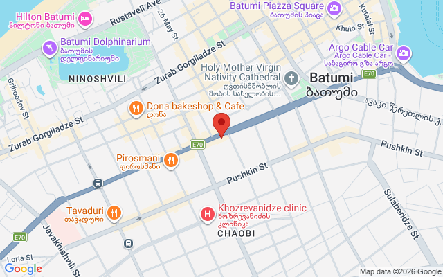 Карта расположения