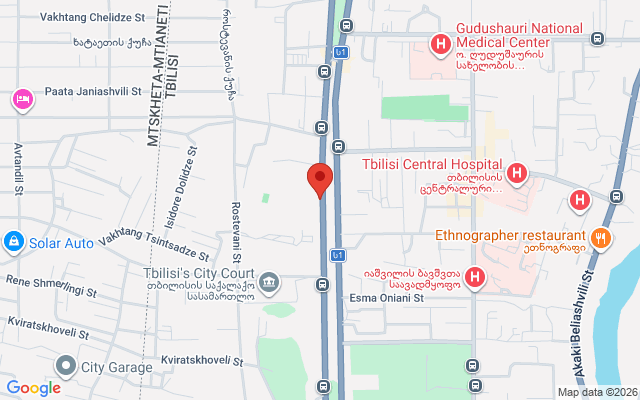 Карта расположения