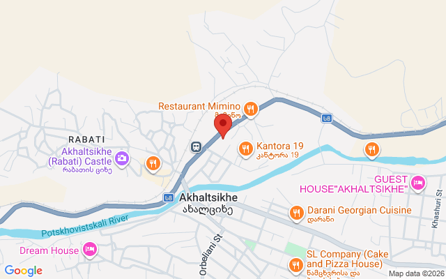 Карта расположения