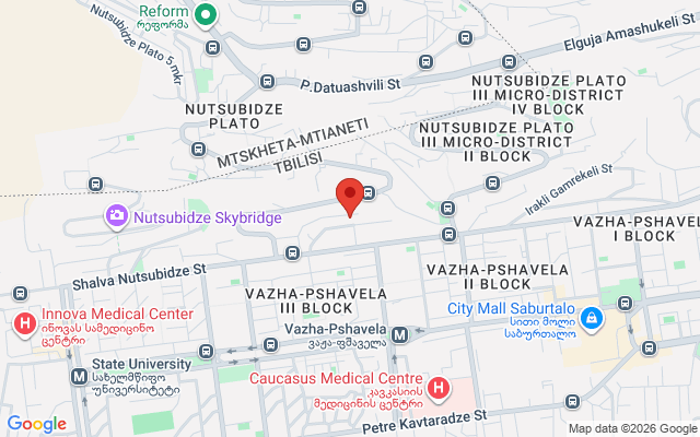Карта расположения