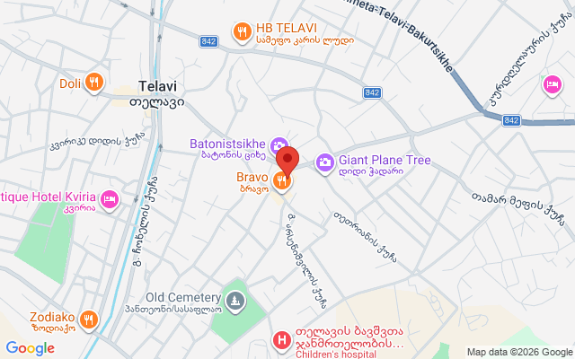Карта расположения