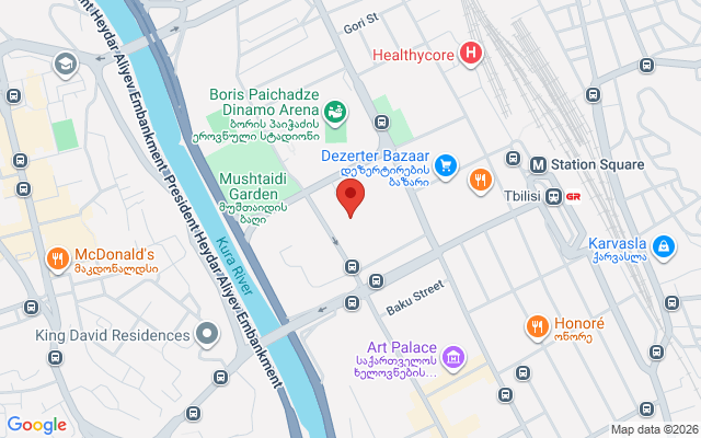 Карта расположения