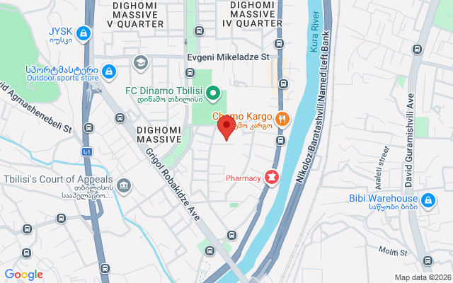 Карта расположения