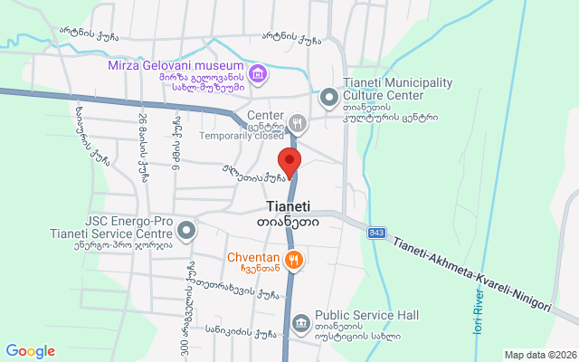 Карта расположения