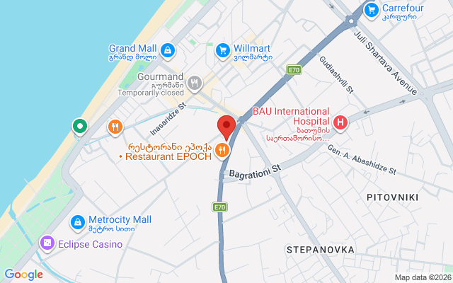 Карта расположения
