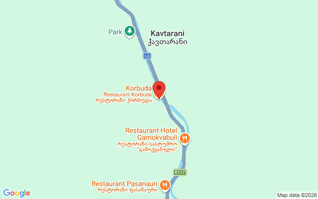 Карта расположения