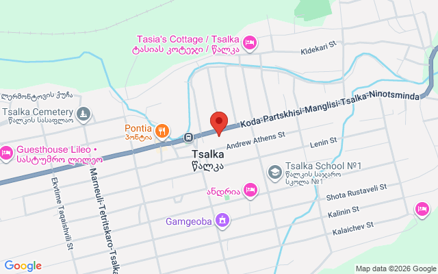 Карта расположения