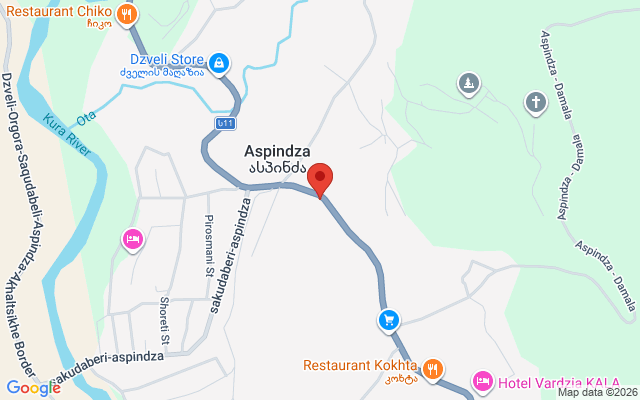 Карта расположения