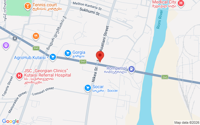 Карта расположения