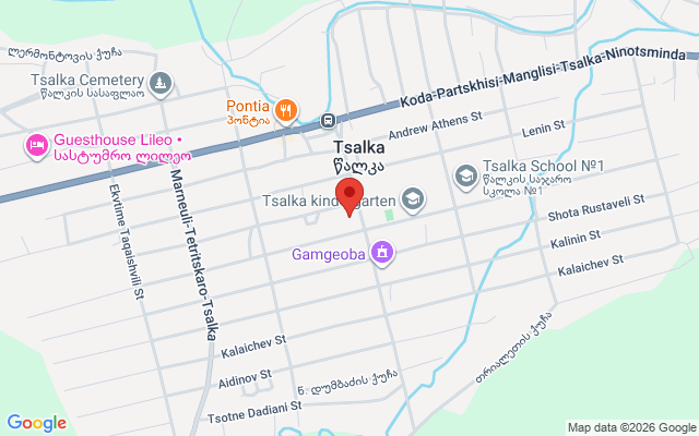 Карта расположения