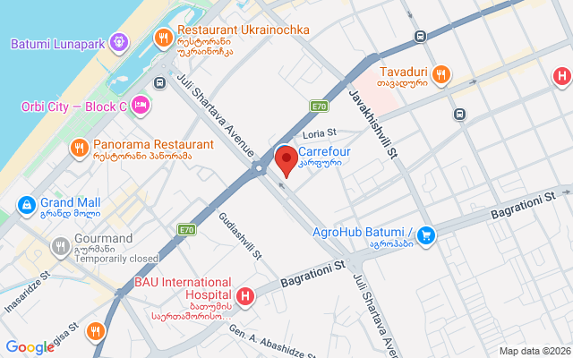 Карта расположения