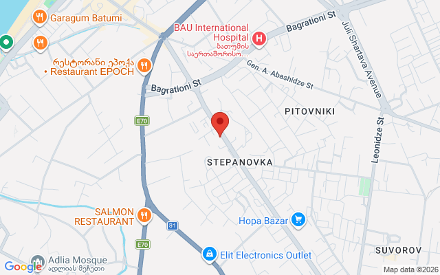 Карта расположения