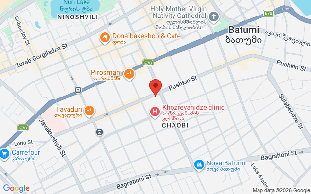 Карта расположения