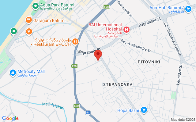 Карта расположения