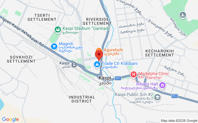 Карта расположения