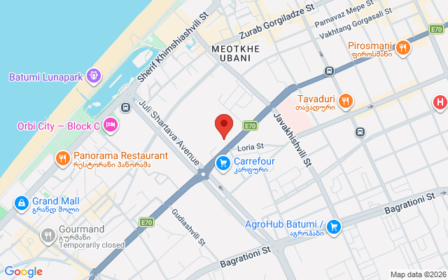 Карта расположения