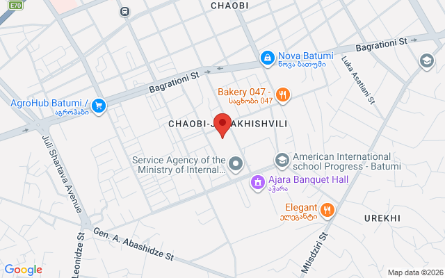 Карта расположения