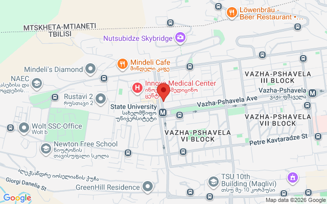 Карта расположения